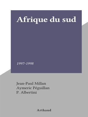cover image of Afrique du sud